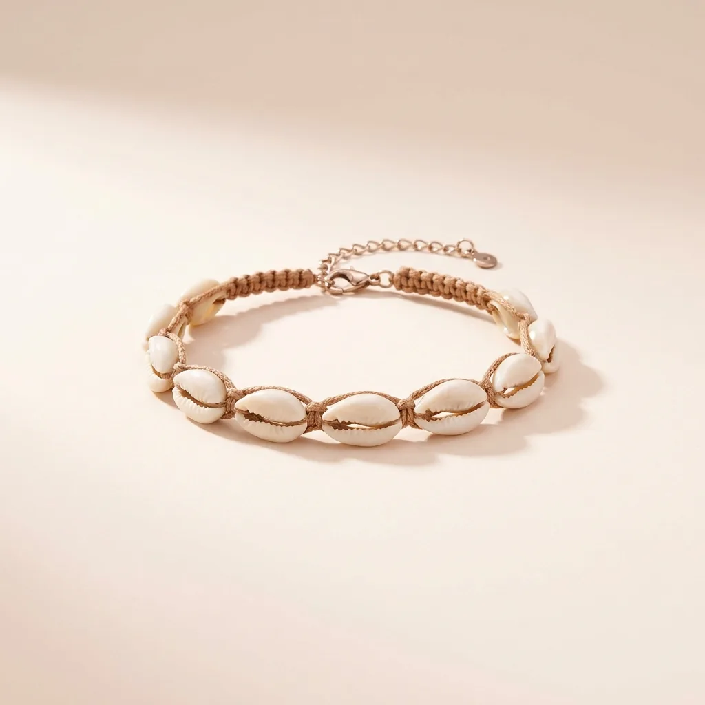 Boho Cowrie Shell Anklet